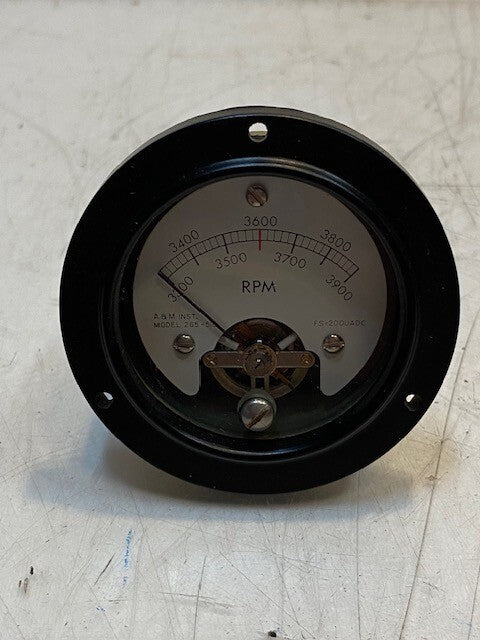 A&M Instrument Electrical Tack Gauge 3300 TO 3900 RPM 13211E5004-E