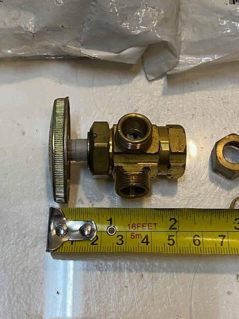 4 Quantity of Fluidyne Ansonia A200DO 3/8" Angle Dual Outlet Valves (4 Quantity)