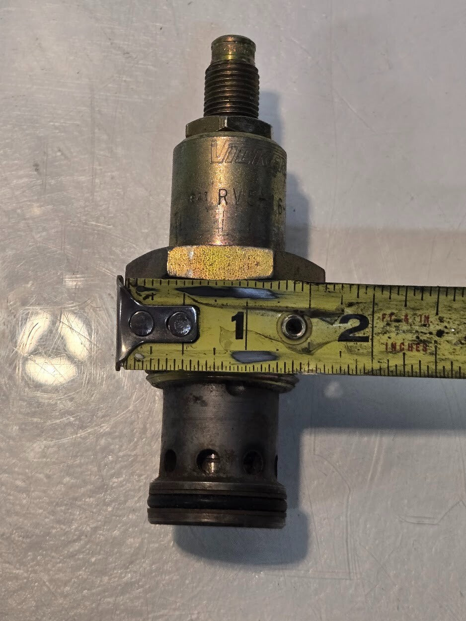 Vickers RV5-16-S-0-30 Pilot Operated Relief Cartridge Valve 4-1/4" Long 19mm Hex