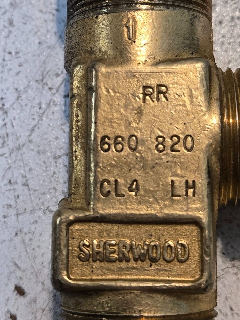 Sherwood RR 660 820 CL4 LH Gas Valve