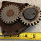 Diesel Engine Oil Pump Cast Metal With Two Drive Gears Heavy Equipment Motor