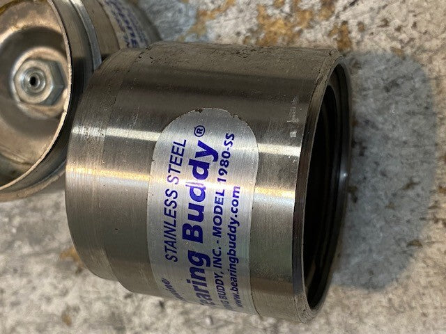 2 Quantity of Bearing Buddy 1980-SS Stainless Steel Bearing Protectors (2 Qty)