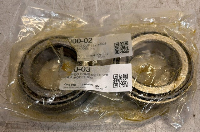 Zero Max L930002 Bearing Replacement Kit For Assemblies Requiring 900 0-7 PSI