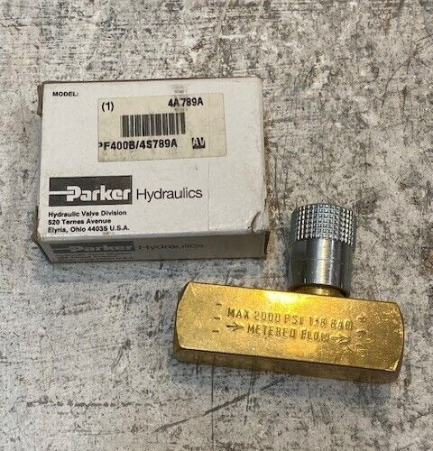 Parker Hydraulic Flow Control Valve 4A789A | PF400B