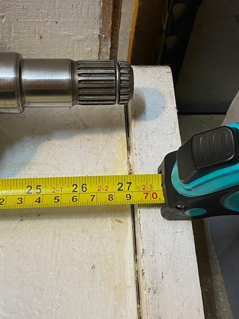 CV Driveshaft 55-0760 | 22265C | 86-2108 | BT-274 | 27" Long 22mm Thread