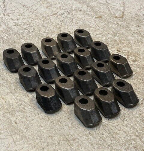 18 Qty of Weld-On Cutter Mini Blocks Digger Bullets 42mm L 11mm Bore (18 Qty)