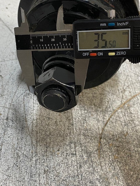 Track Bottom Roller 12-1/4" Length 3-1/4" Shaft 23mm Thread OD 40mm Shaft OD