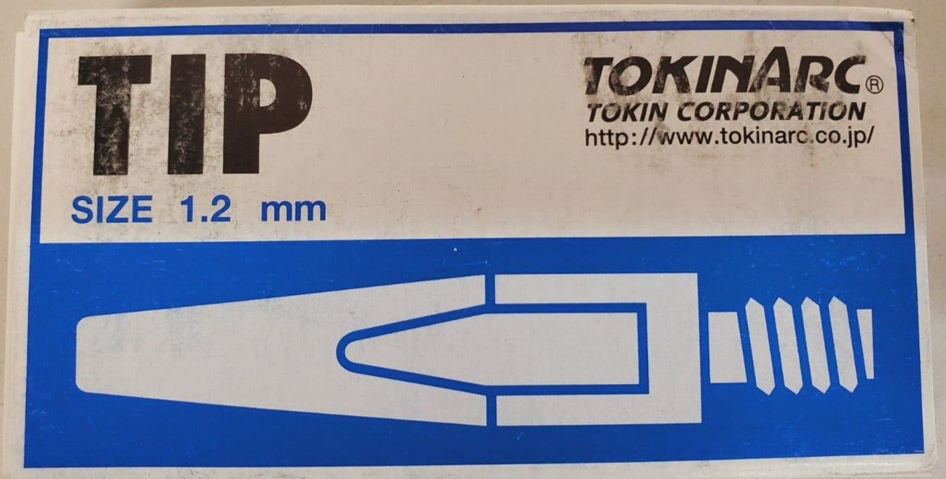 100 Qty of TokinArc Contact Tips M6 for MIG Welding 1.2 mm | 002003 (100 Qty)