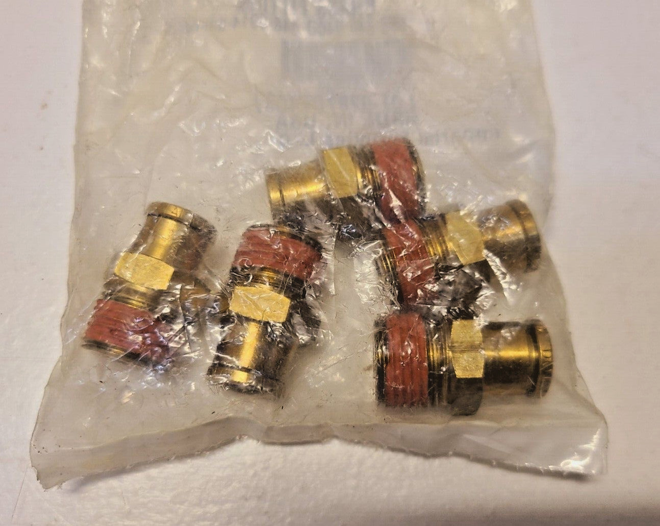 5 Quantity of Imperial 3/8 x 3/8 A/B Male Connectors Brass Fitting 91224 (5 Qty)