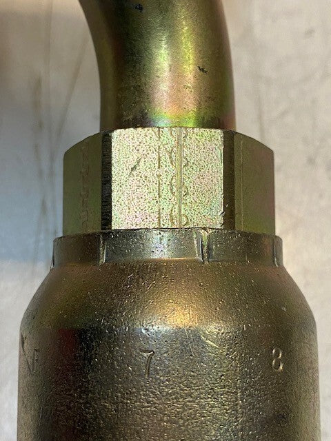 Parker 16F78-16-16 | KG | Crimp Hose Fitting 6-1/4" H 19mm ID 52mm OD