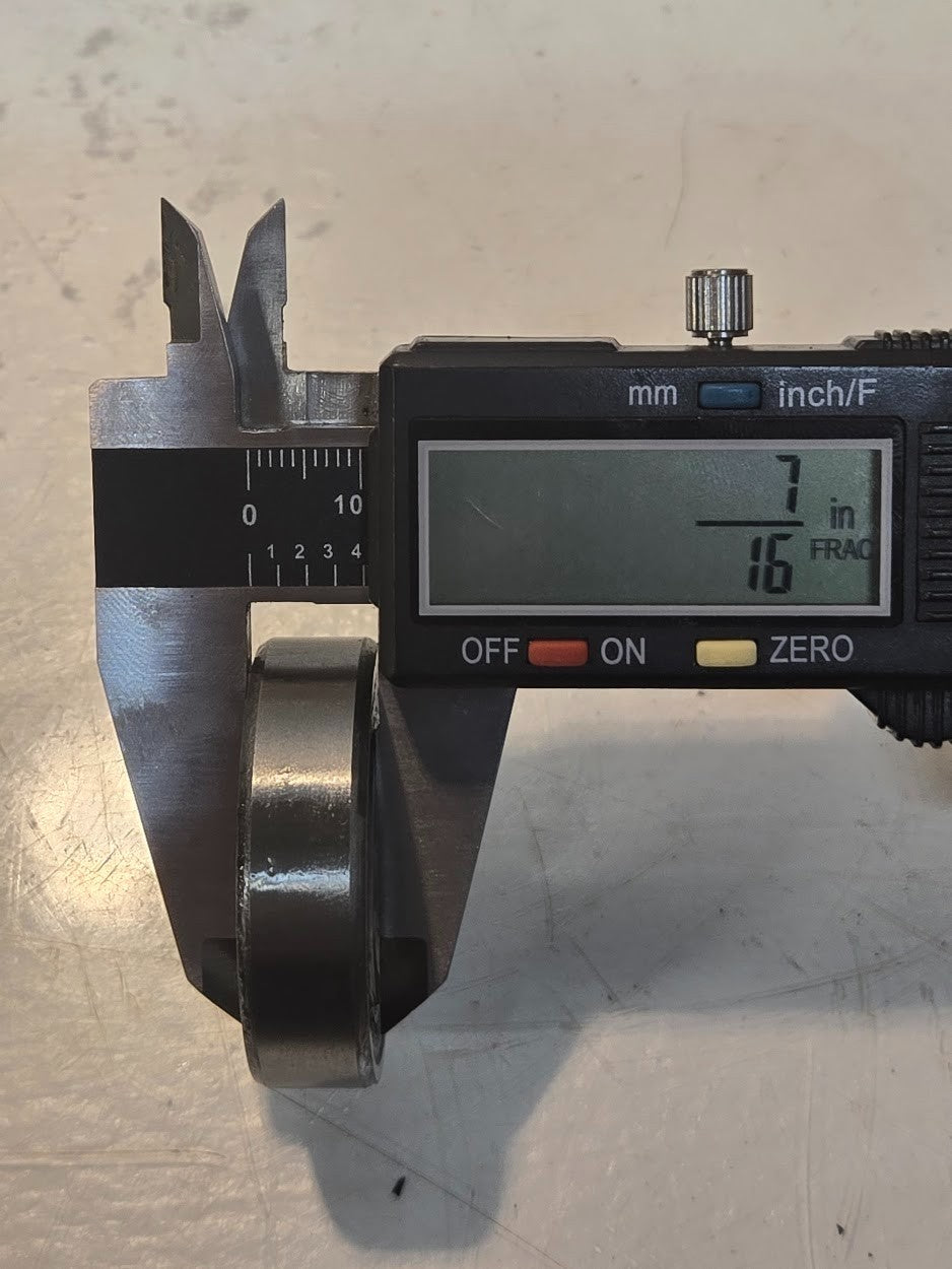 9 Quantity of Ball Bearings R12-RS | 1-5/8" OD x 3/4" Bore x 7/16" Thick (9 Qty)