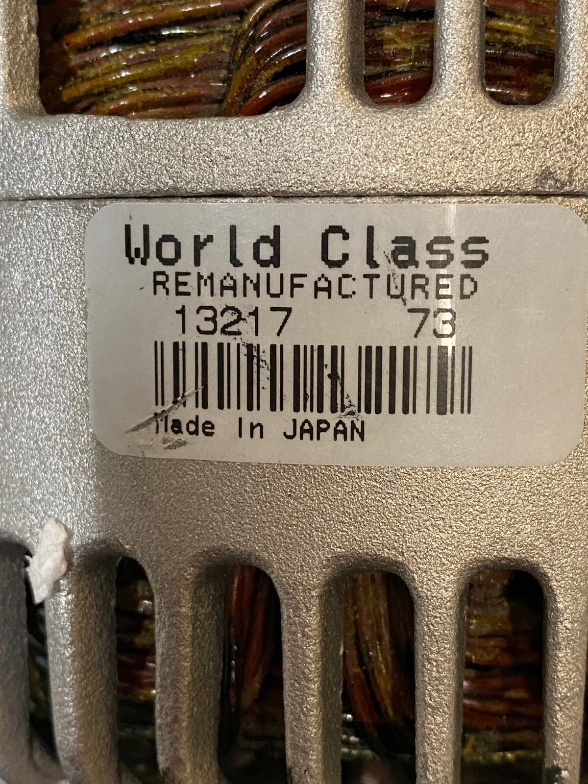 Remy World Class Remanufactured Alternator 13217 For Honda Accord
