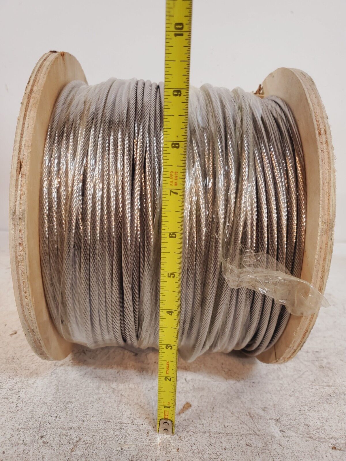 Wire Stainless Steel 3/16" Spool 9.7"x9.2"x7" | 38.25Lb