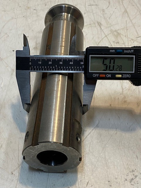 Collet Chuck 034-2304-3 | 3.000 7/13 440C | 8" Long 25mm ID 50mm OD