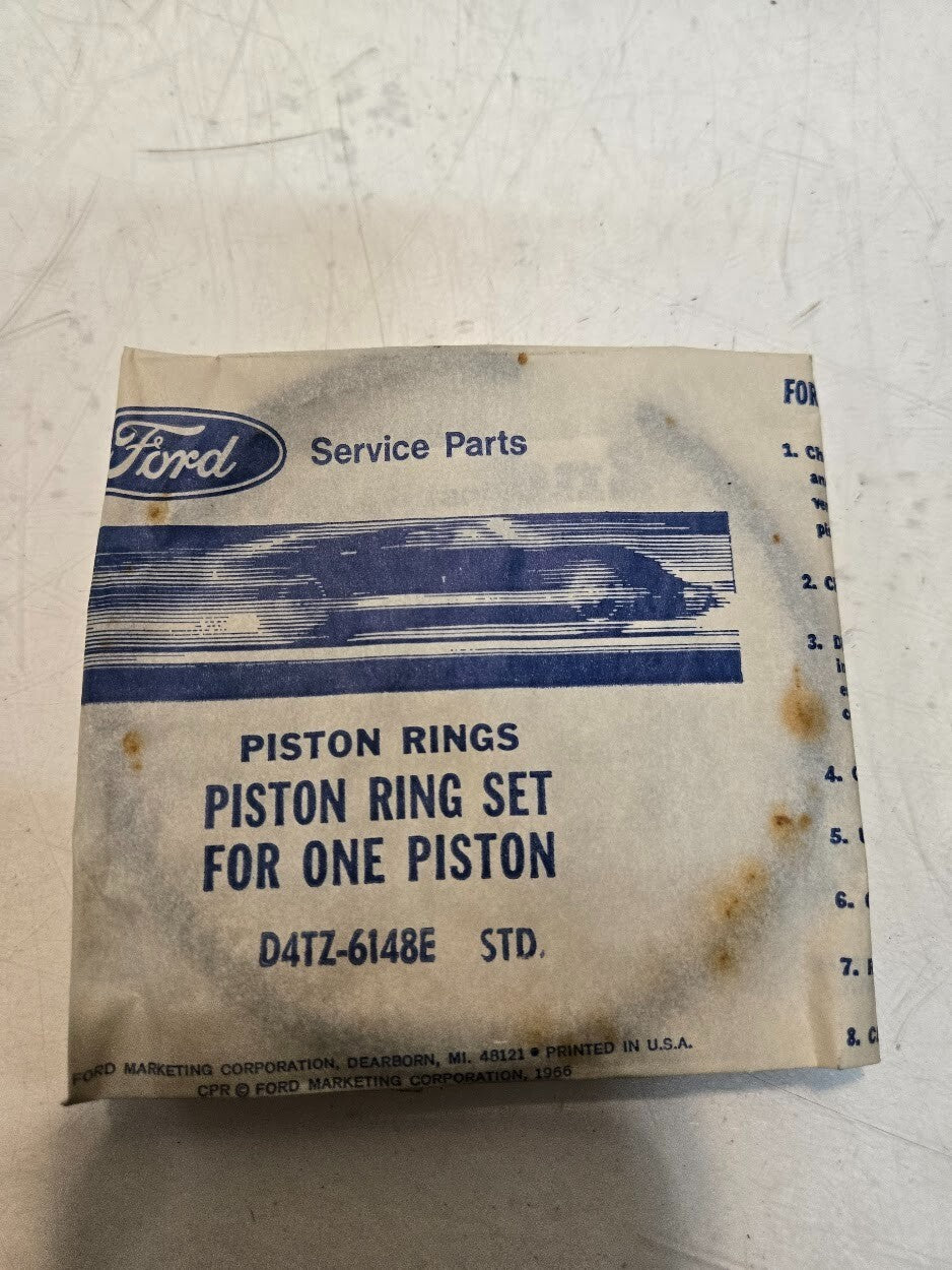 6 Quantity of Ford D4TZ-6148-E Piston Ring Sets | 5 Rings Per Set (6 Quantity)