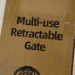 8 Quantity of ProBebi White Retractable Gates 55" Wide 34" Tall SG021 (8 Qty)