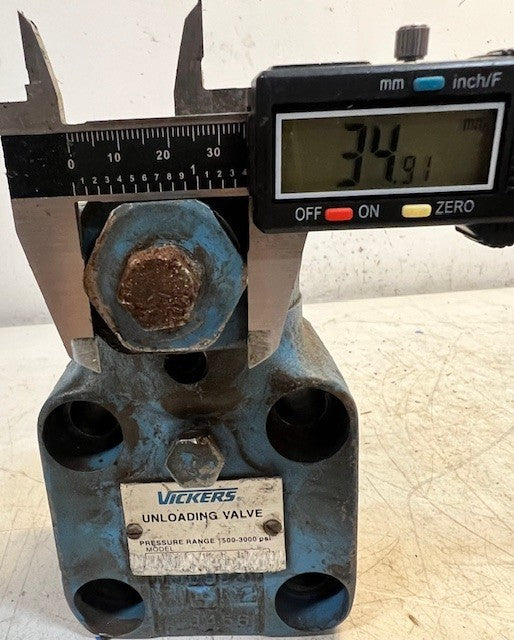 Sperry Vickers Unloading Valve Heavy Duty Hydraulic Replacement 130884