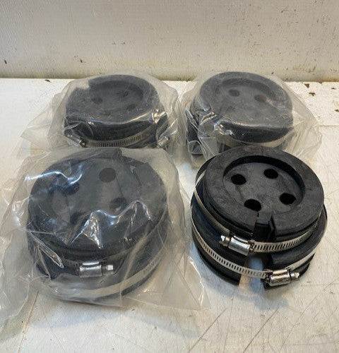 4 Quantity of 5" Diameter Cable Boot Assembly Kits w/ 4 Holes (4 Quantity)