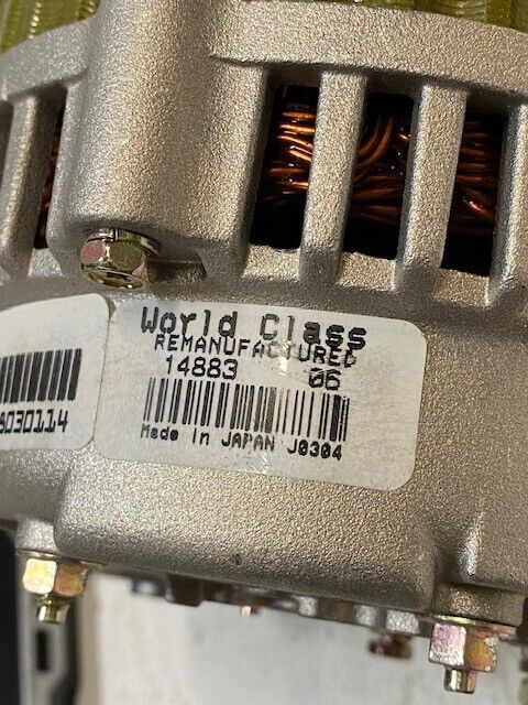 Remy World Class 14883 Remanufactured Alternator J0304