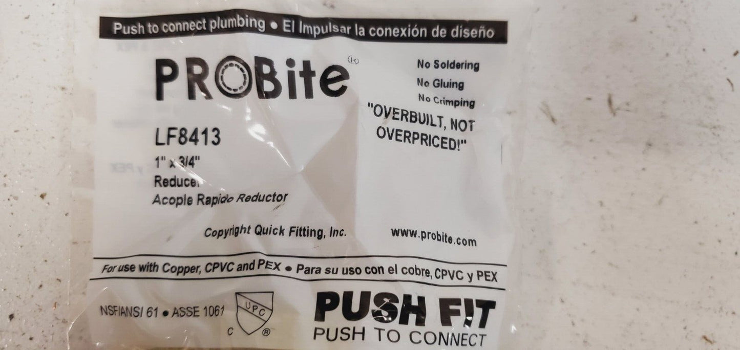 4 Qty of Probite Reducing Coupling 1"x3/4" LF8413 (4 Quantity)