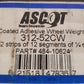 52 Strips of 12units Ascot Adhesive Wheel Weights  1/4 Oz | 312-52CW (624 Total)