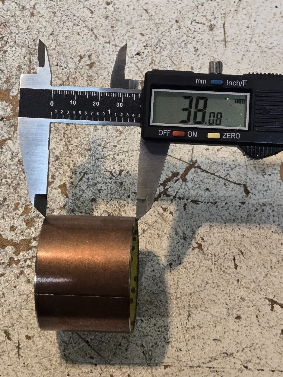 2 Quantity of GGB Bushings H11B 49mm O.D. 45.5mm I.D. 38mm Length (2 Quantity)