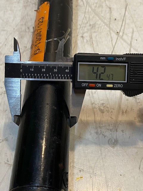 Steering Arm Gear Box 4-Bolt 24" Long 20mm Thread 11mm Bolt Holes 42mm OD