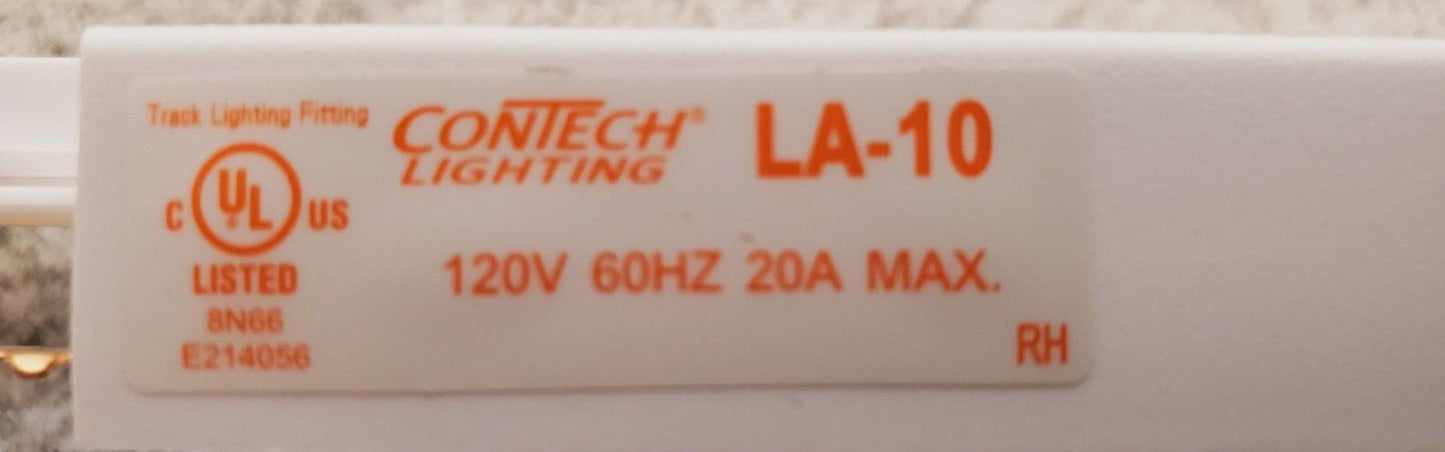 9 Qty Contech Lighting Single Circuit Live End Feeds LA-10-P  (9 Qty)