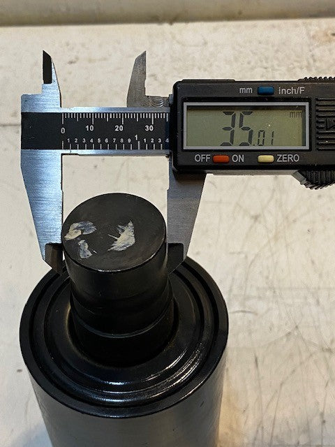 Mini Excavator Top Roller 35mm Top 80mm (3-1/8") OD 7" Tall