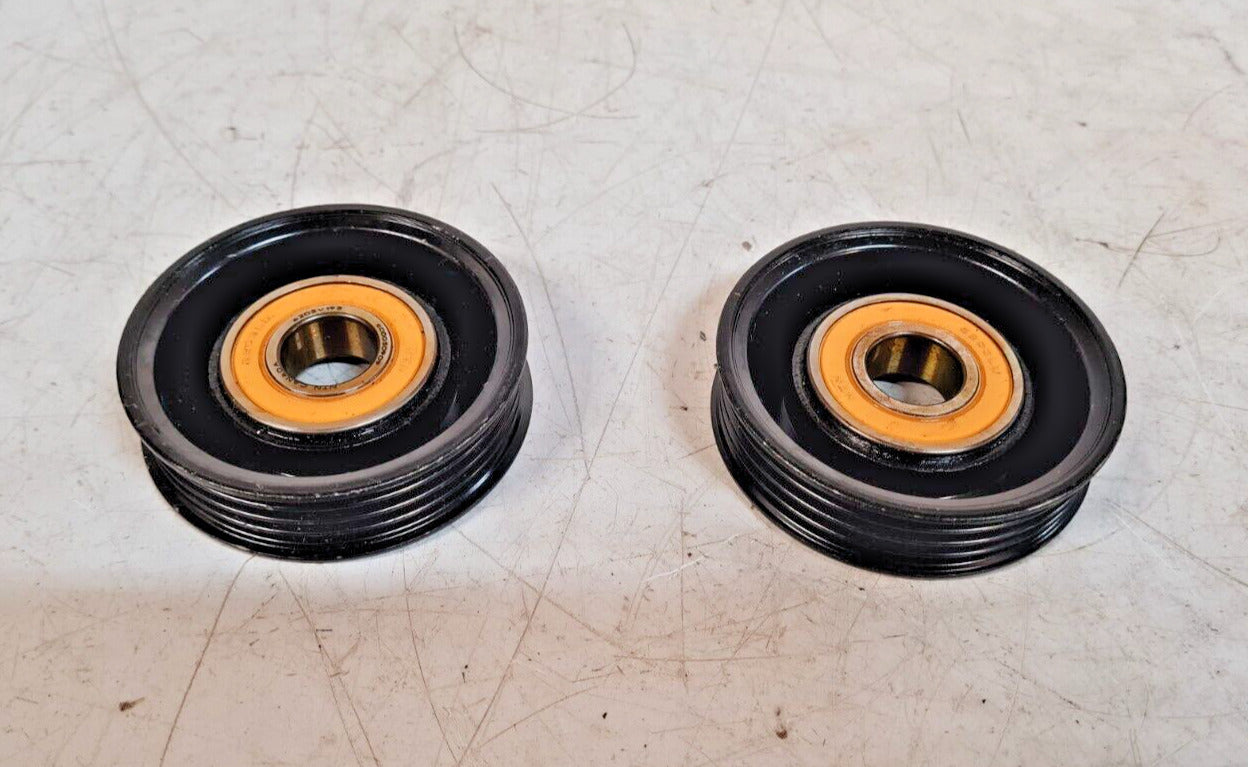 2 Quantity of Air Conditioning Idler Pulleys For Subaru 6203LU (2 Qty)