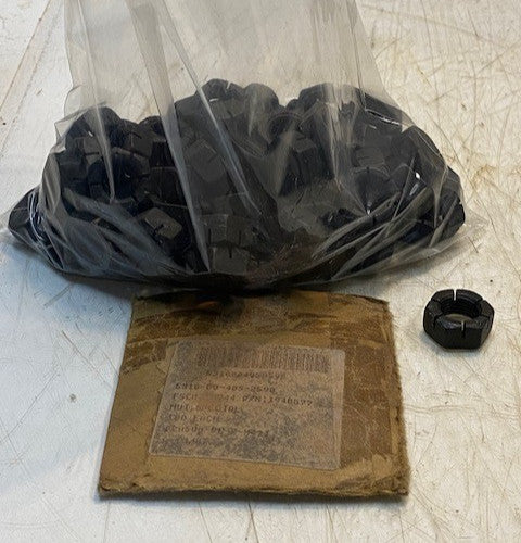 88 Qty of Hexagon Slotted Plain Sheet Spring Nuts 5310-00-405-2598 (88 Qty)