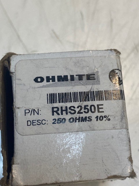 Ohmite RHS250E Power Resistor Rheostat Potentiometer Shaft 0.316 Amp Max