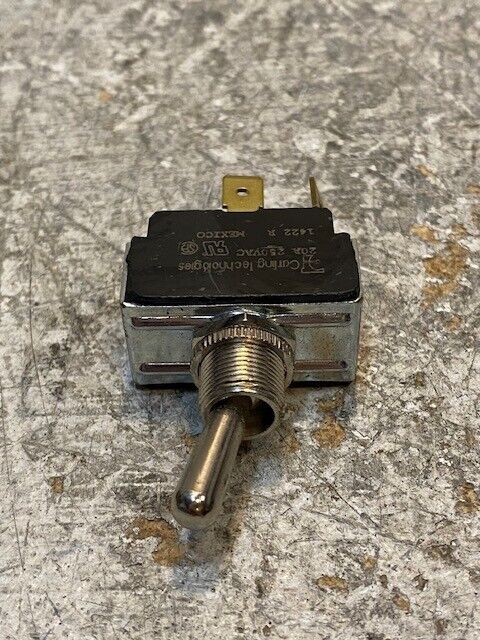 3 Quantity of Carling Technologies 1422R Toggle Switches 20A 250VAC (3 Qty)