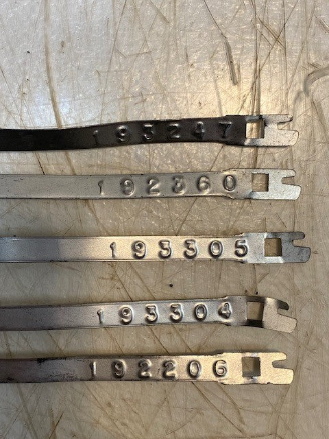 12 lb Bag of Hundreds Of Variety of Cargill Tyden 8" Tin-Plated Metal Ball Seals