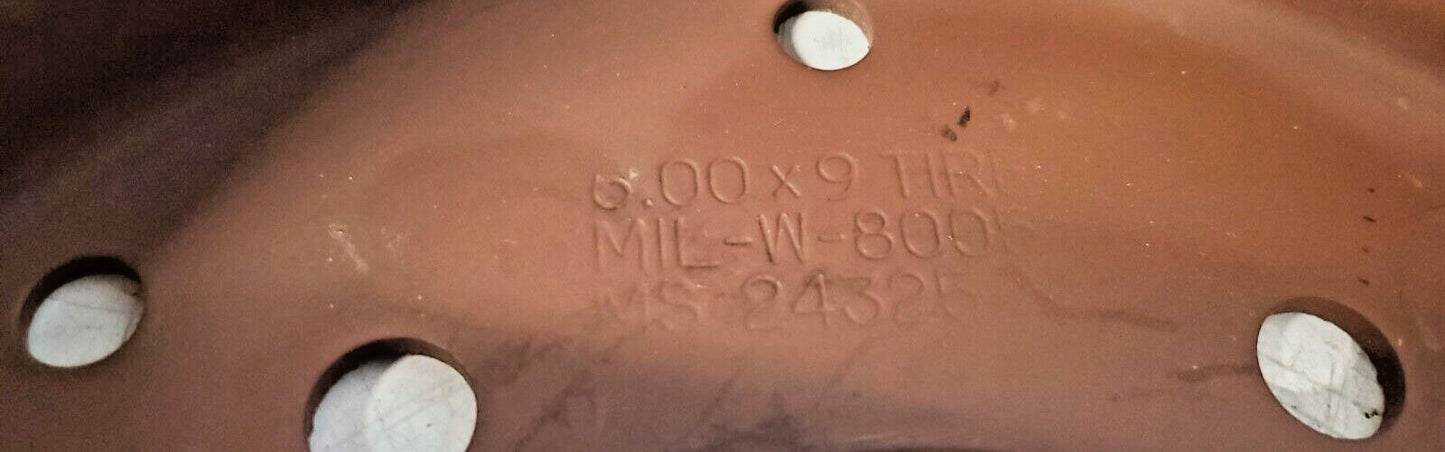 Prototype DEV. INC Brake Drum 3712-1 | 6.00X9 TIRE | MIL-W-8005 | MS24325