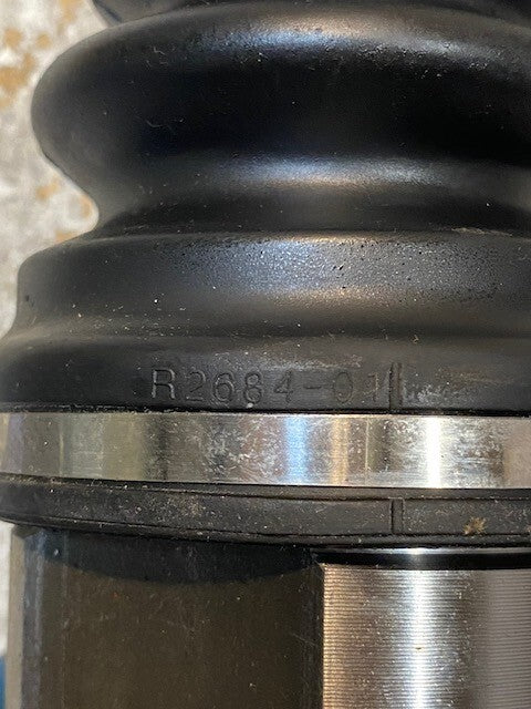 Axle Drive Shaft R2684-01 BT-70 25" Long 26-Spline 30mm Shaft Dia. 29mm Thread