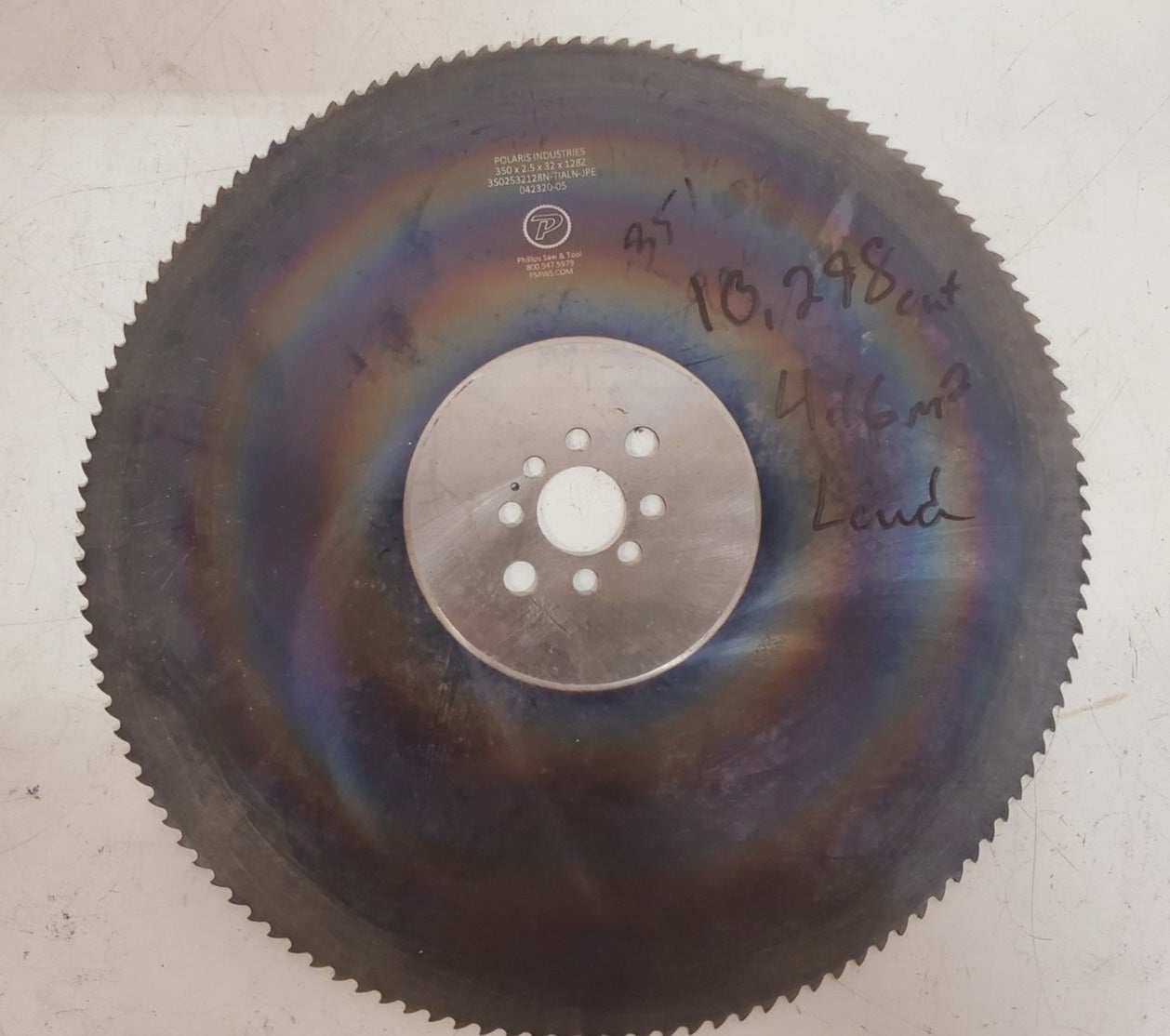 Phillips Saw & Tool Saw Blade 042320-05 | 350x2.5x32x128Z