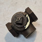 McDonald 150 3-Way Brass Valve 1 in FNPT Ports | Quarter Turn | 1-3/4 in Hex