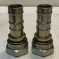 2 Quantity of Hydraulic Hose Fittings 4-1/4" H 33mm OD 23mm ID 50mm Hex (2 Qty)