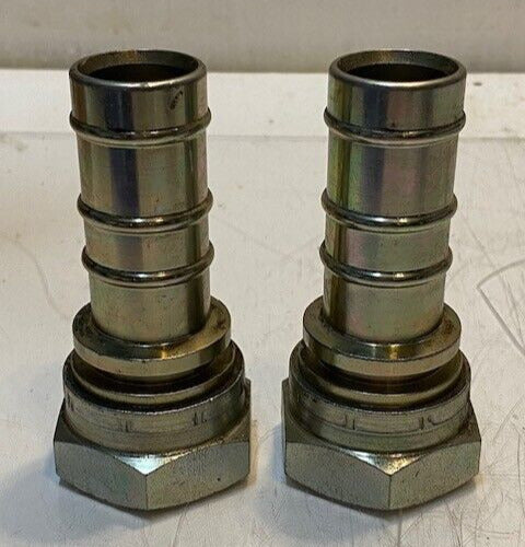2 Quantity of Hydraulic Hose Fittings 4-1/4" H 33mm OD 23mm ID 50mm Hex (2 Qty)