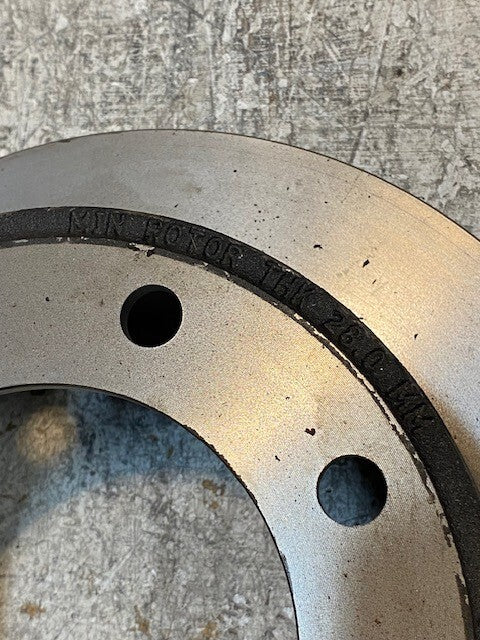 Disc Brake Rotor WF23, TRW 130773, YC35-2C026-C, 1C24-2C026-A, 8-Lug 12-3/4" Dia