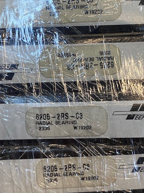 5 Quantity of Peer Radial Bearings 6205-2RS-C3 | 25x52x15mm (5 Quantity)