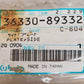 Kubota Plate Side 36330-89332 | C-604 | 2Q 0904