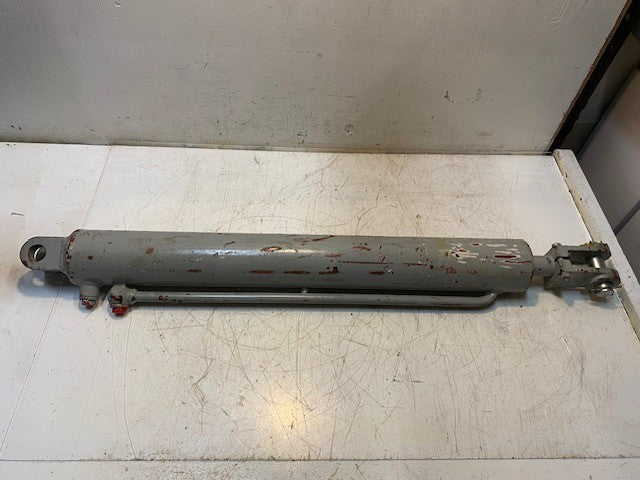 Gray Hydraulic Cylinder 37" Long 86mm OD 25mm Bore