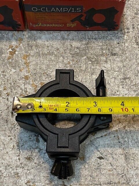 4 Qty of American DJ O-Clamp/1.5 360 Degree Wrap Around Clamps 488014 (4 Qty)