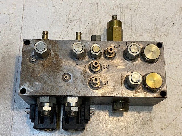Vickers Hydraulic Lubrication Valve Manifold Block Assembly 02-178028