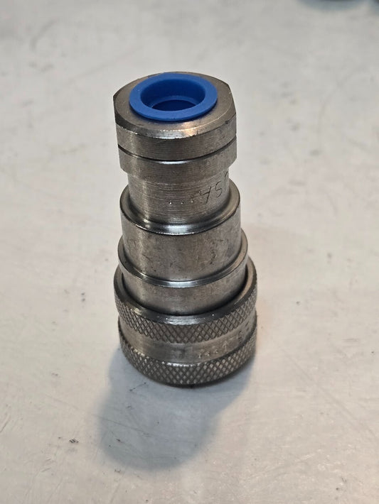 Parker 60 Series SH2-62 Stainless Steel Hydraulic Quick Disconnect Fitting 1/4"