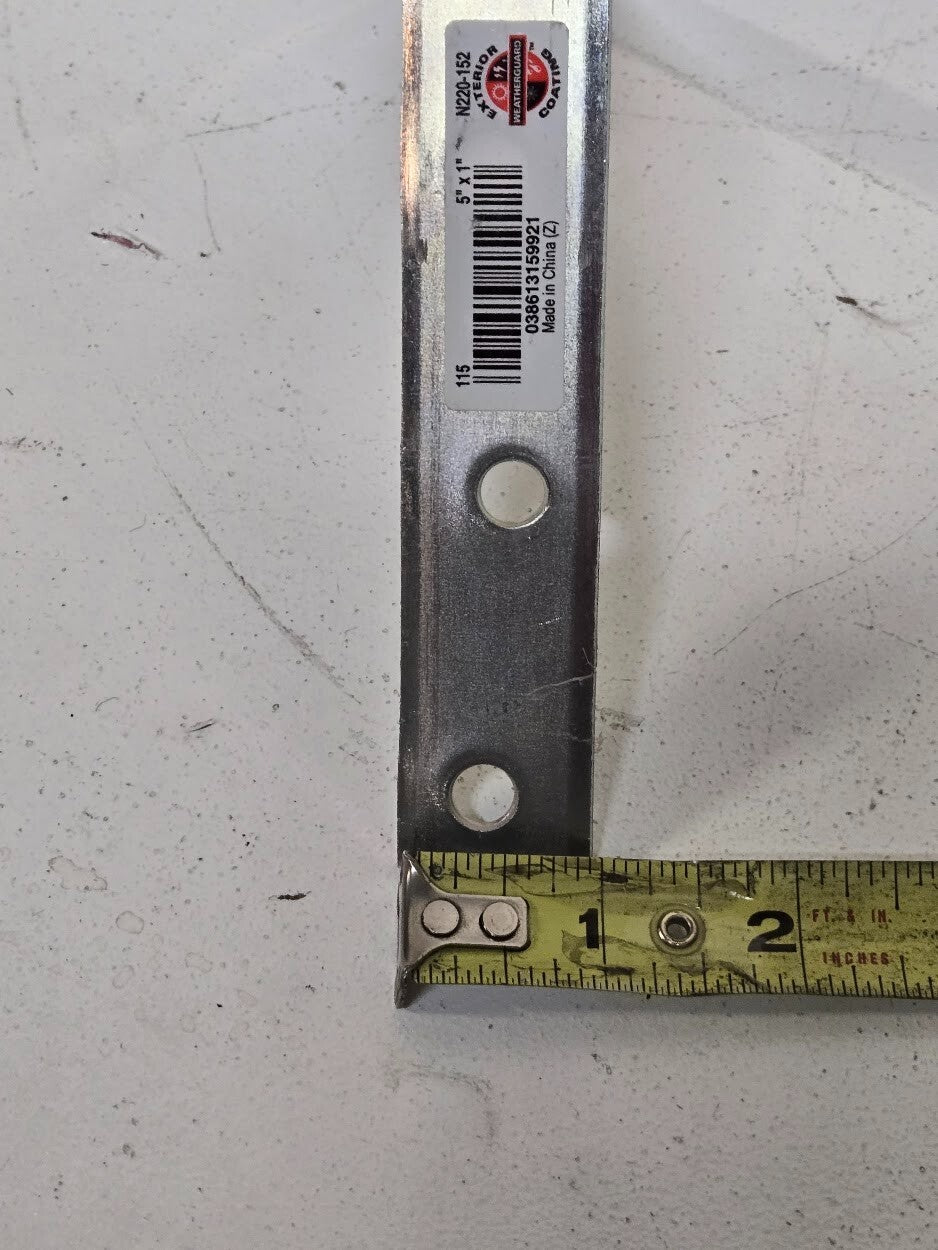 12 Quantity of 5"x1" Corner Brace N220-152 | 038613159921 | 115 (12 Quantity)