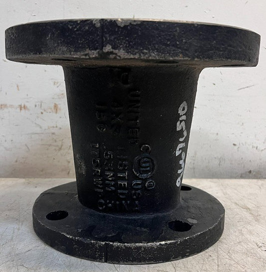 Flanged Cast Iron / Ductile Iron Reducer 4in x 3in For Industrial Piping Systems