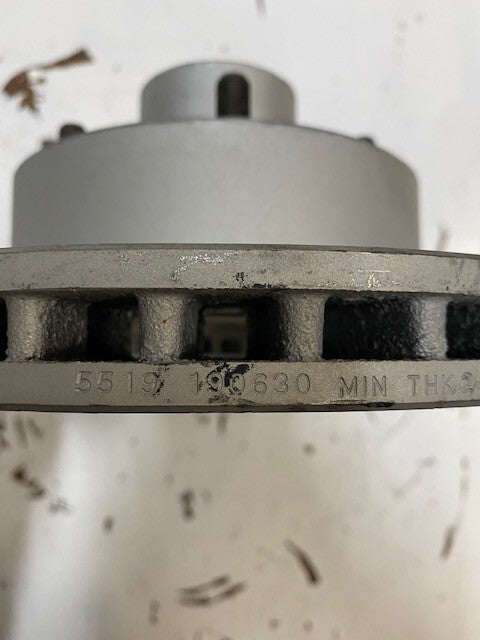 Lug Drilled & Slotted Brake Rotor 5519 190630 MIN THK 24.5MM